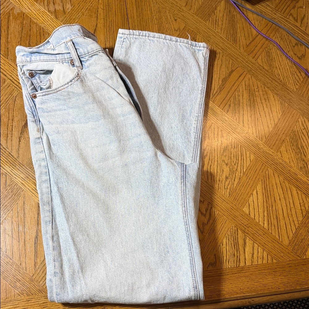 American Eagle Outfitters Light Wash Denim Jeans